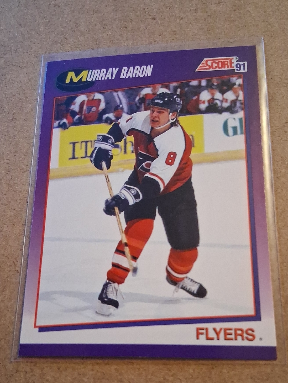 Flyers/Blues Murray Baron NHL Hockey Trading Cards